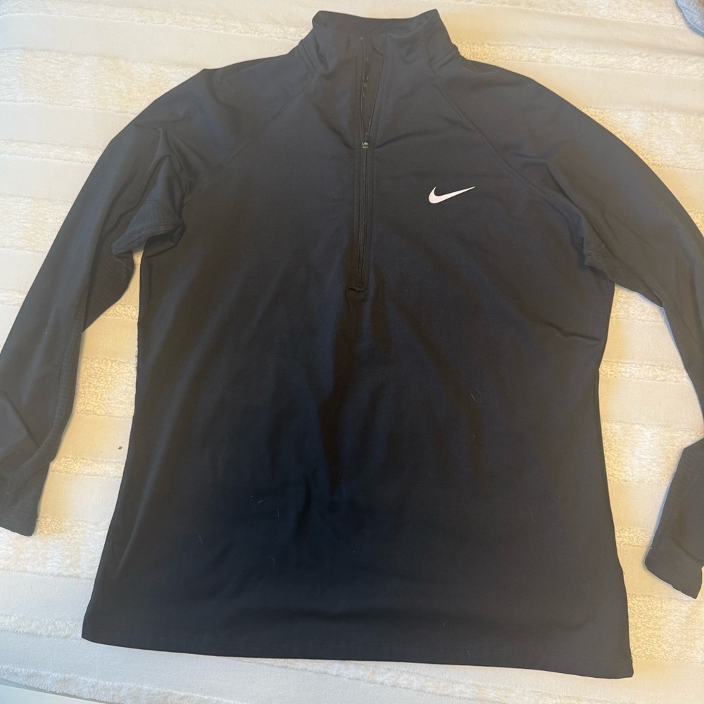 Nike Black Long-Sleeve Pullover